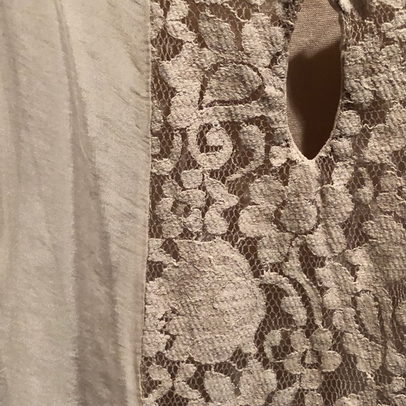 Reversible “Fiona” silk Italian shell with lace - Picture 5 of 5